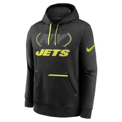 Sudadera con gorro sin cierre Nike de la NFL para hombre New York Jets ...