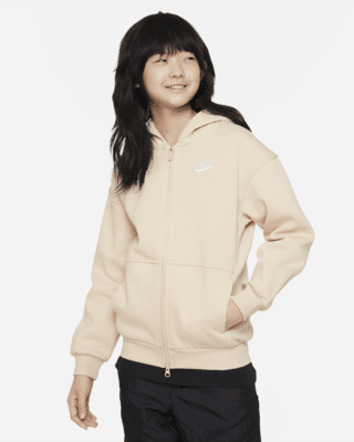 Подростковое худи Nike Sportswear Club Fleece Big Kids' Oversized Full-Zip Hoodie