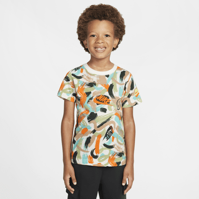 Playera estampada para preescolar Nike "Express Yourself"