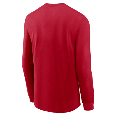 Ohio State Buckeyes Alternate Logo Men's Nike College Long-Sleeve T-Shirt