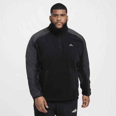 Nike Trail Polartec® Fleece-Laufoberteil mit Viertelreißverschluss (Herren)