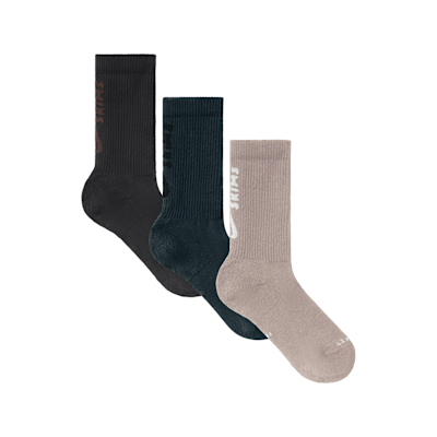 NikeSKIMS Women's Dri-FIT Crew Socks (3 Pairs)