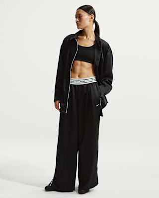 Женские  Nike Sportswear Loose Mid-Rise Satin Pants