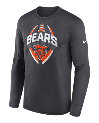 Мужская футболка Chicago Bears Legend Icon Nike Dri-FIT NFL Long-Sleeve