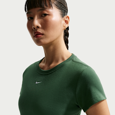 Nike Sportswear Women's Tight Ribbed Short-Sleeve T-Shirt