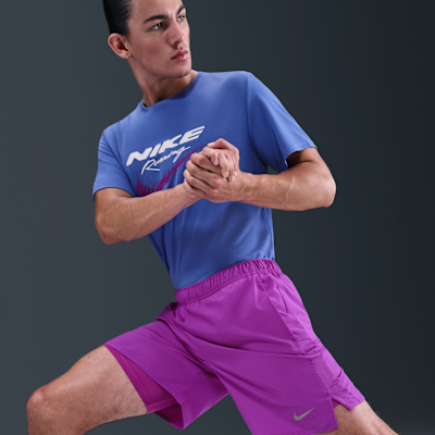 Nike Challenger-Dri-FIT-2-i-1-løbeshorts (18 cm) til mænd