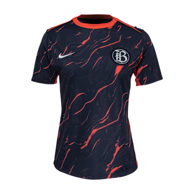 Bay FC 2025 Women's Nike NWSL Short-Sleeve Pre-Match Top