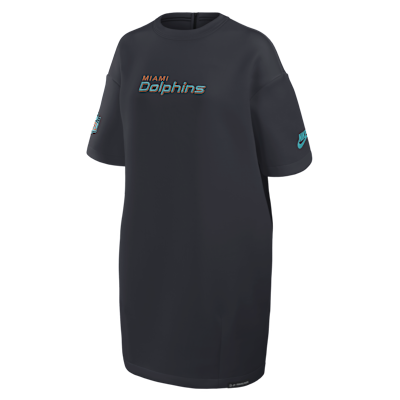 Miami Dolphins Rivalries Collection Oversized Tech Fleece Women's Nike NFL Dress