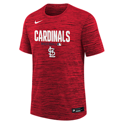St. Louis Cardinals Authentic Collection Velocity Big Kids' Nike Dri-FIT MLB T-Shirt