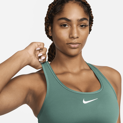 Bra deportivo con almohadillas para mujer Nike Swoosh Medium Support