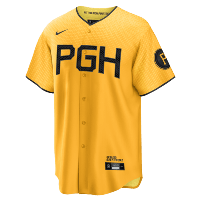 Roberto Clemente Pittsburgh Pirates Nike Youth 2023 City Connect Replica  Player Jersey - Gold