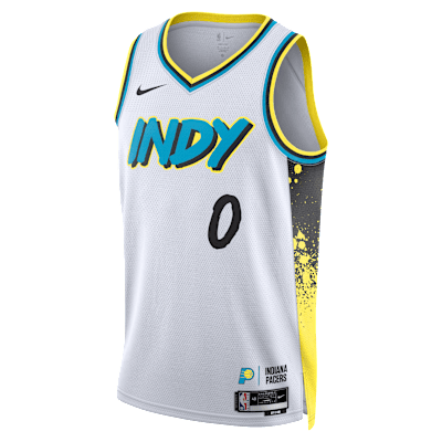 Tyrese Haliburton Indiana Pacers 2024/25 City Edition Men's Nike Dri-FIT NBA Swingman Jersey