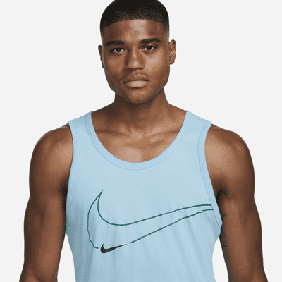 Nike Dri-Fit Tank in Blue for Men