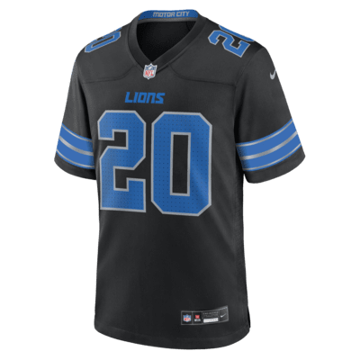 Jersey de fútbol americano Nike de la NFL Game para hombre Barry Sanders Detroit Lions