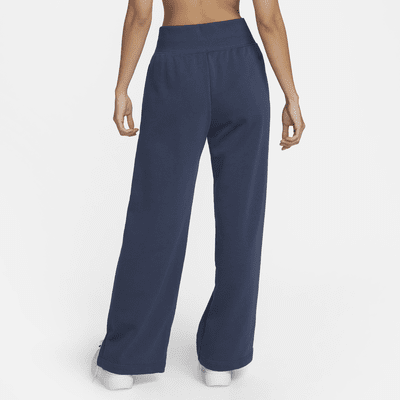 Nike Sportswear Women's High-Waisted Wide-Leg Fleece Trousers