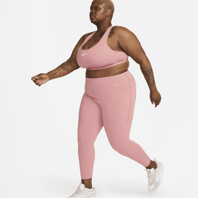 Nike Universa Women's Medium-Support High-Waisted 7/8 Leggings with Pockets (Plus Size)