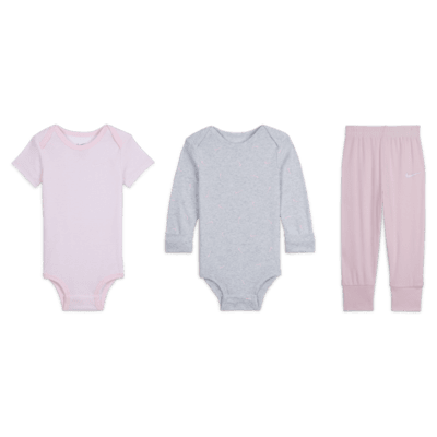 Nike Baby Essentials Baby (12-24M) 3-Piece Bodysuit Set