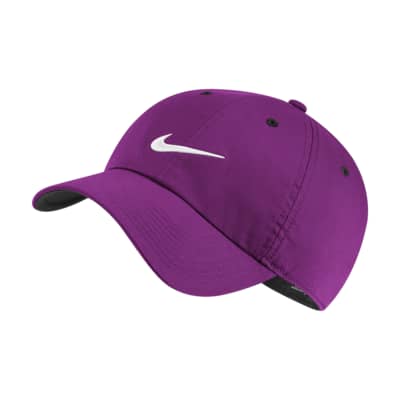 purple golf cap