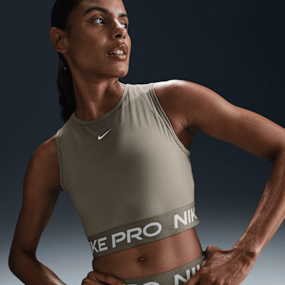 Nike Pro Women's Dri-FIT Cropped Tank Top