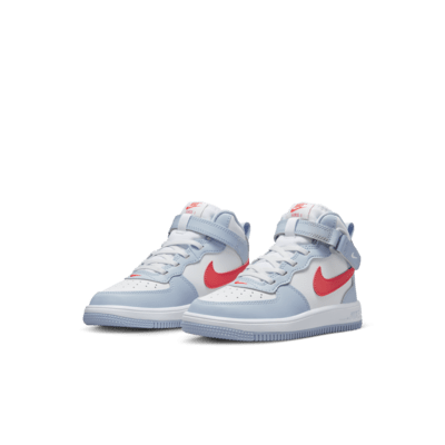 Nike Force 1 Mid EasyOn Younger Kids' Shoes