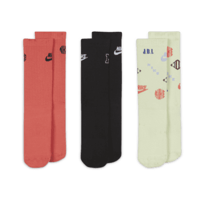 Nike Everyday Kids' Cushioned Crew Socks (3 Pairs). Nike PH