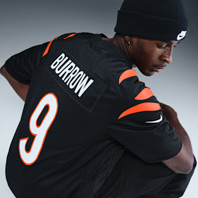 NFL Cincinnati Bengals (Joe Burrow) Men's Game Football Jersey