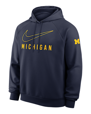 Мужское худи Michigan Premium Performance Nike Dri-FIT College Pullover Hoodie