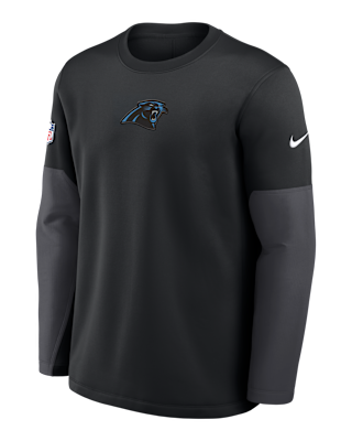 Мужская футболка Carolina Panthers Scripted To Win Sideline Coach Nike Therma-FIT NFL Long-Sleeve
