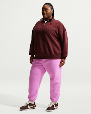 Женские  Nike Sportswear Phoenix Fleece High-Waisted Oversized Sweatpants (Plus Size)