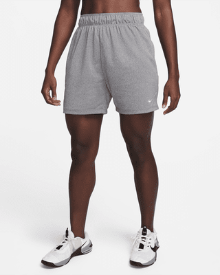 Женские шорты Nike Attack Dri-FIT Fitness Mid-Rise 5" Unlined Shorts для тренировок