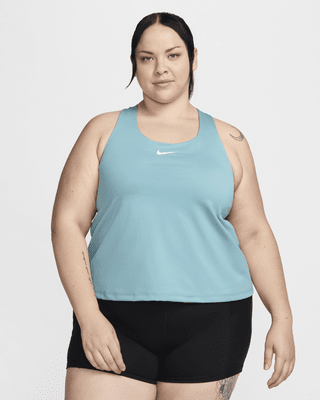 Женские  Nike Swoosh Medium-Support Padded Sports Bra Tank (Plus Size)