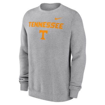 Tennessee Volunteers Primetime Primary Stack Men's Nike College Pullover Crew