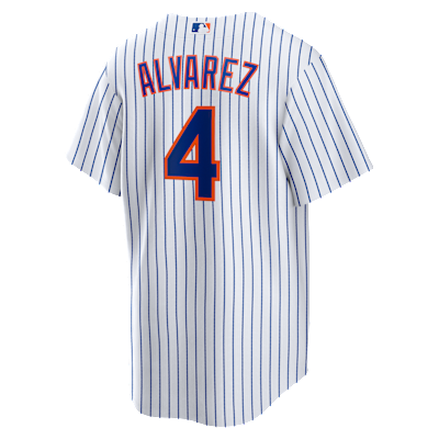 Francisco Alvarez New York Mets Men's Nike MLB Replica Jersey