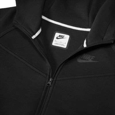 Nike Sportswear Tech Fleece Hoodie met rits over de hele lengte voor meisjes (ruimere maten)