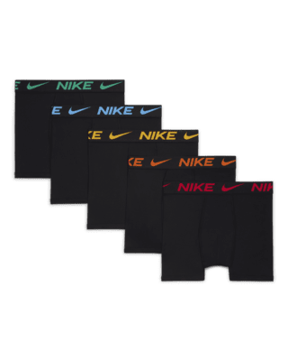 Подростковые  Nike Dri-FIT Big Kids' Color Pop Boxer Briefs (5-Pack)