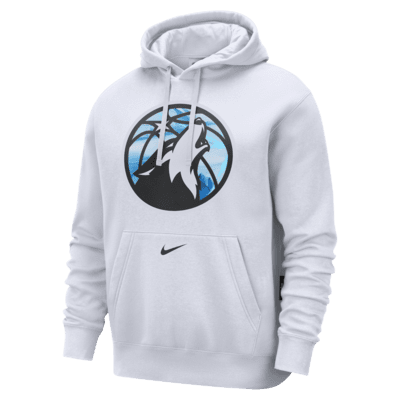 Sudadera con gorro sin cierre Nike de la NBA de tejido Fleece para hombre Minnesota Timberwolves Club City Edition