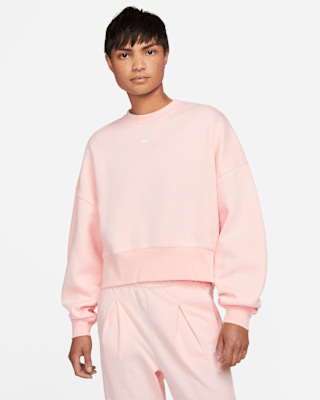 Oversized Fleece Crew Sweatshirt. Nike 