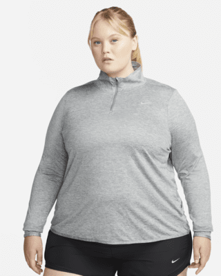 Женские  Nike Dri-FIT Swift Element UV 1/4-Zip Top (Plus Size) для бега