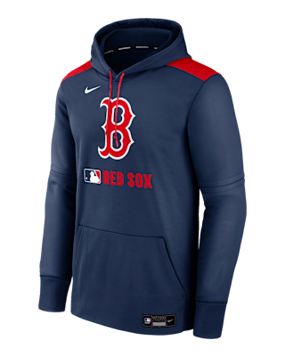 Мужское худи Boston Red Sox Authentic Collection Nike Therma MLB Pullover Hoodie