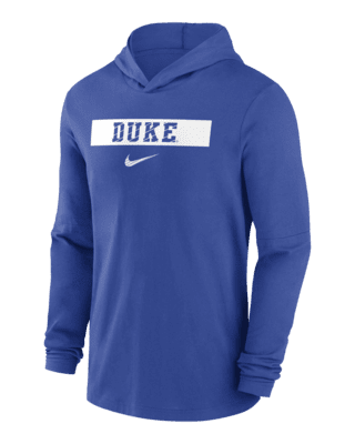 Мужские  Duke Blue Devils Sideline Nike Dri-FIT College Long-Sleeve Hooded Top