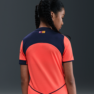 Koszulka piłkarska dla dużych dzieci Nike Dri-FIT Total 90 FC Barcelona 2025/26 Stadium (wersja trzecia) – replika