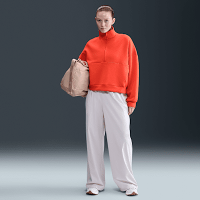 Nike 24.7 ImpossiblySoft Parte de arriba Dri-FIT oversize con media cremallera - Mujer