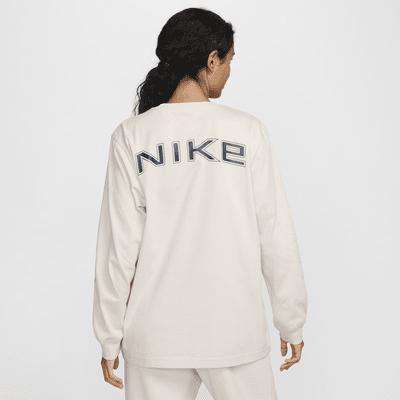 Playera de manga larga holgada para mujer Nike Sportswear