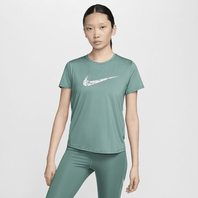 ナイキ ワン スウッシュ ウィメンズ Dri-FIT ショートスリーブ ランニングトップ