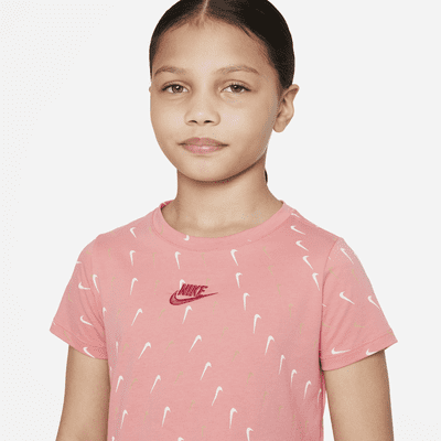 Nike Girl's Sportswear T-Shirt Pinksicle, Size XS