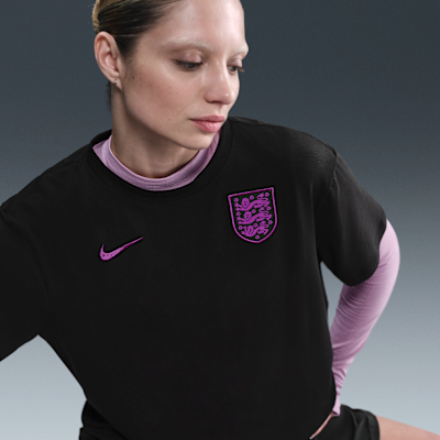 England Relaxed Women's Nike One Dri-FIT Football Short-Sleeve Top