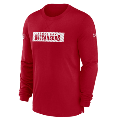 Tampa Bay Buccaneers Sideline Player Team Issue Men’s Nike Dri-FIT Long-Sleeve Top