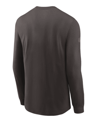 Nike Men'S Long-Sleeve Cleveland Browns Dri-Fit T-Shirt for Men