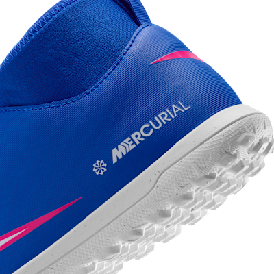 Scarpa da calcio a taglio alto TF Nike Jr. Mercurial Superfly 10 Club – Bambino/a e ragazzo/a