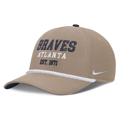 Atlanta Braves Rise Men's Nike MLB Adjustable Hat